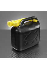 10x Zwarte brandstof jerrycan 10L