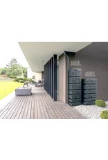 Regenton Stone Tower 350 liter - Antraciet