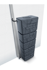 Regenton Stone Tower 350 liter - Antraciet