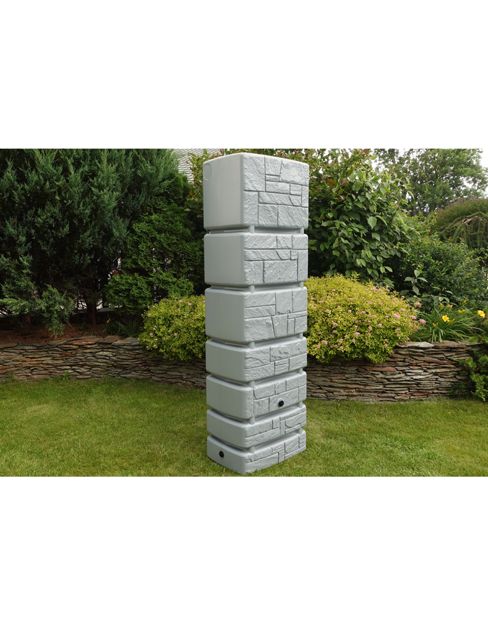 Regenton Stone Tower 350 liter - Grijs