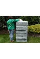 Regenton Stone Tower 500 liter - Antraciet