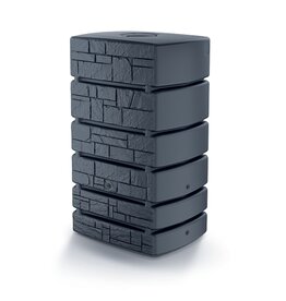 Regenton Stone Tower 500 liter - Antraciet