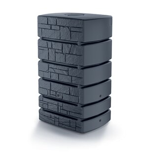 Regenton Stone Tower 500 liter - Antraciet