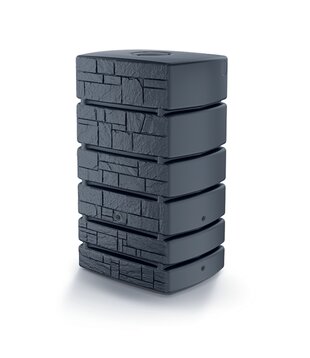 Regenton Stone Tower 500 liter - Antraciet