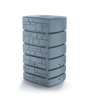 Regenton Stone Tower 500 liter - Grijs