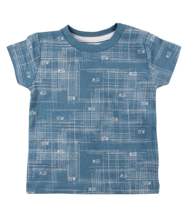 Small Rags Babykleding T-Shirt Arcering Aegean Blue