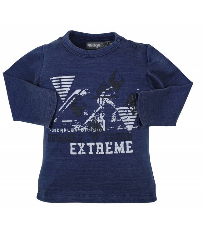 Dirkje Kinderkleding Blauwe Jongens T-Shirt Extreme