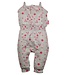 Dirkje Meisjes Babykleding Lichtgrijze Jumpsuite Stars