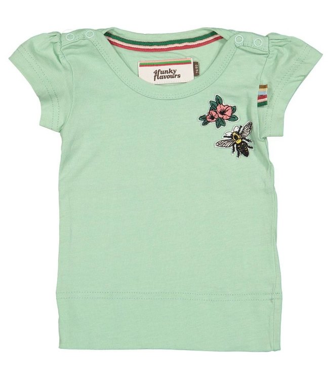 4Funkyflavours Babykleding Meisjes Tshirt Wild Love