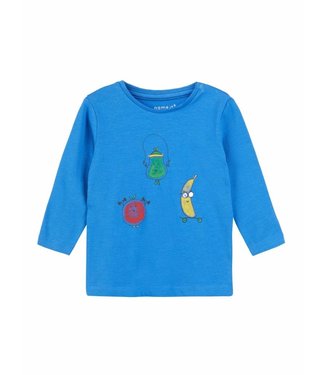 Name it Name It Babykleding Jongens Blauwe Tshirt Demal