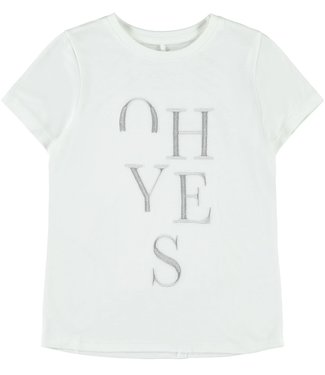 Name it Name it Kinderkleding Witte Meisjes Tshirt Boanna