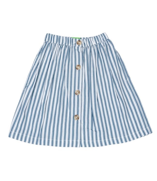 Lily Balou Meisjes Zomerrokje Thalia Boat Stripe Teal Blue