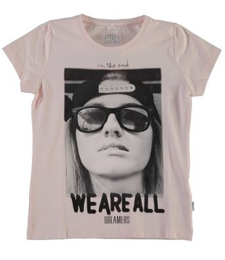 Name it Name-it Meisjes Roze Tshirt Nitgenu (Dreamers)