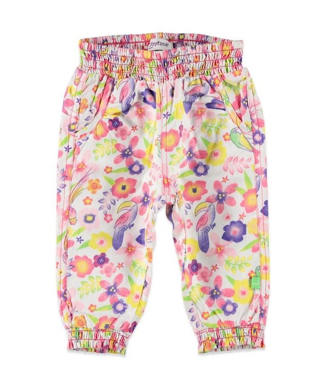 Babyface Babykleding - Meisjes Gebloemde Zomerbroek