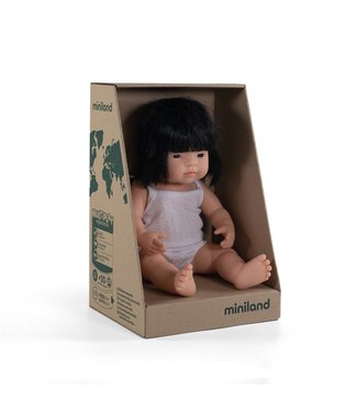 Miniland Miniland Babypop Aziatisch Meisje 38cm