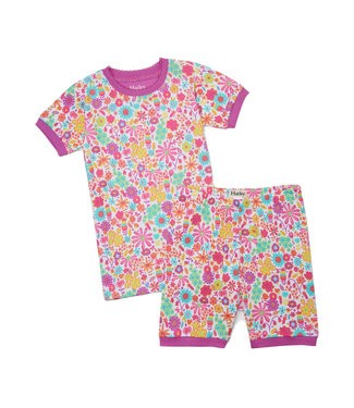 Hatley Hatley Meisjes 2-delige Korte Pyjama Mini Flowers