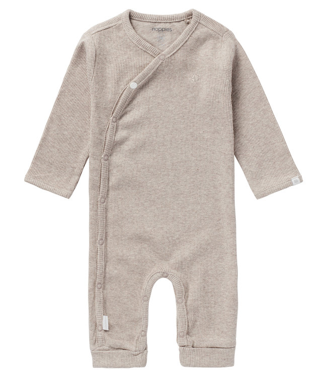 Noppies Playsuit Rib Nevis Taupe Melange