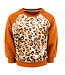 Stones and bones Stones And Bones Meisjes Sweater Odessa Leopard Fur Camel