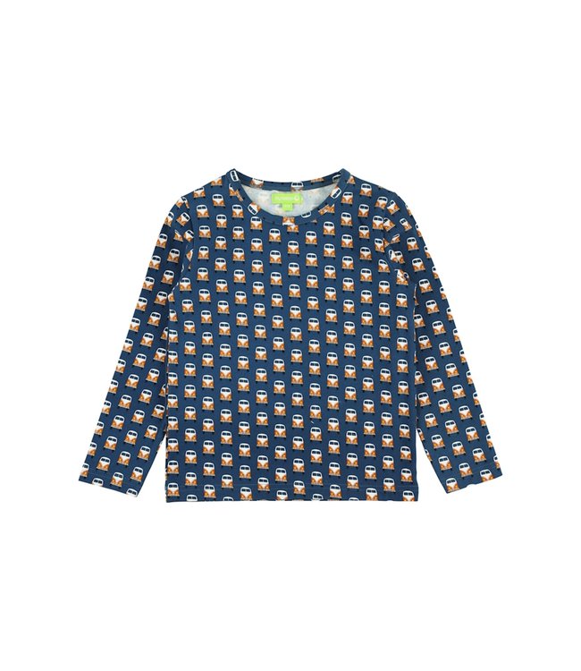 Lily Balou Kinderkleding Blauwe Longsleeve Tshirt Florian Vans