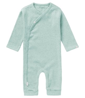 Noppies Noppies Playsuit Rib Nevis Grey Mint Melange