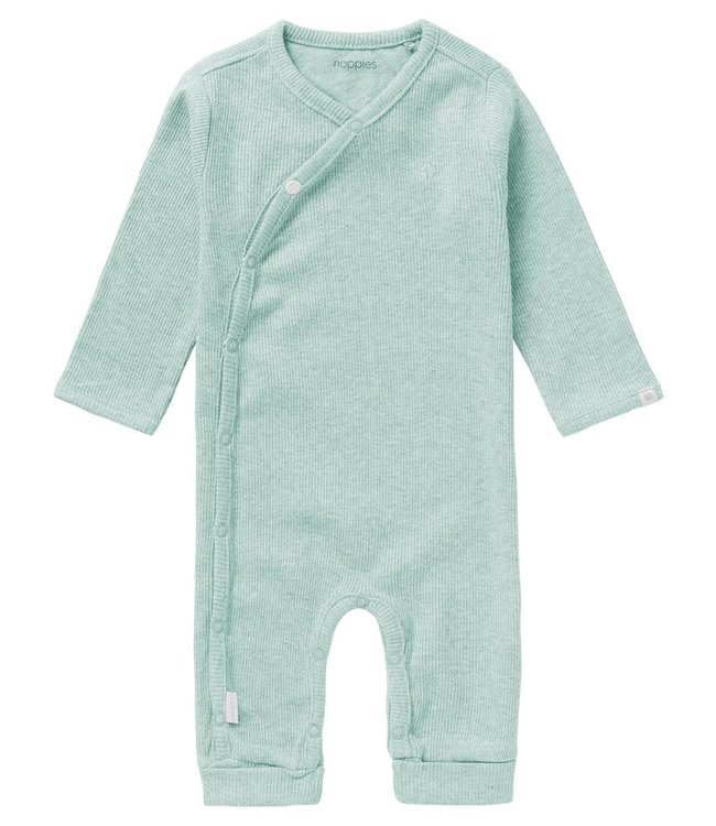 Noppies Playsuit Rib Nevis Grey Mint Melange