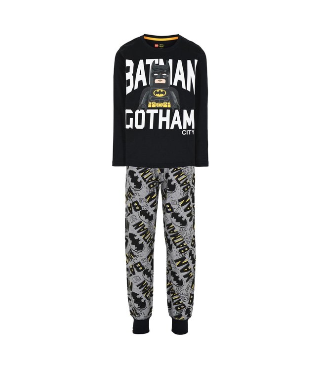 Legowear Jongens Pyjama Lego Batman Gotham Black