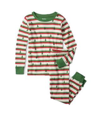 Hatley Hatley Unisex 2Delige Kerst Pyjama Silhouette Pines
