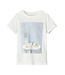 Name-it Meisjes Shortsleeve Tshirt Beld White Alyssum