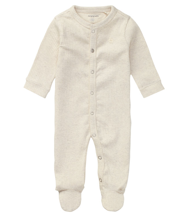 Noppies Babykleding Unisex Playsuit Hailey Oatmeal