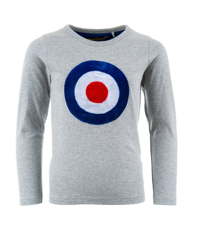 Stones And Bones Jongens Longsleeve Skipper Dot M.Grey