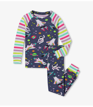 Hatley Hatley 2delige Meisjes Pyjama Cosmic Rainbows