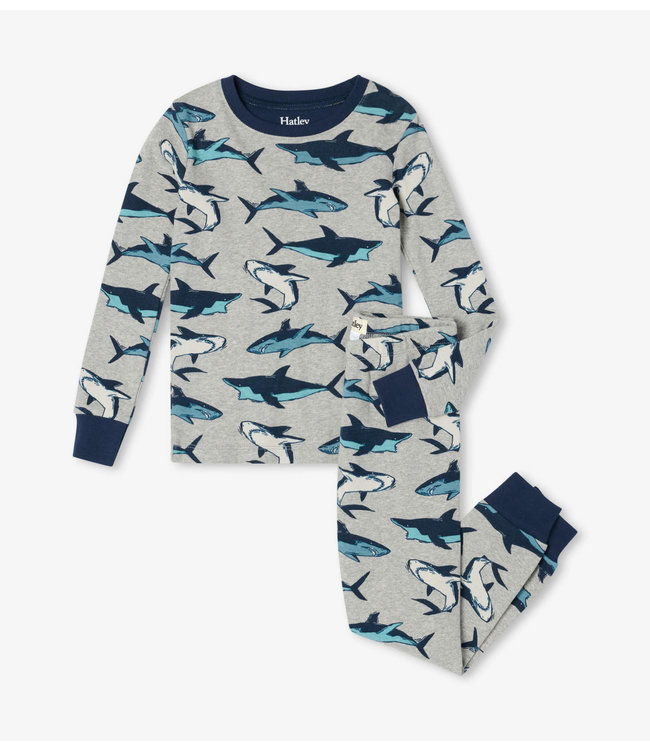 Hatley 2delige Jongens Pyjama Swimming Sharks