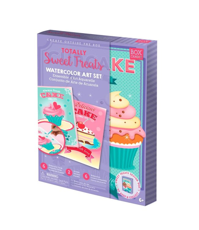 Box Candiy Aquarel Watercolor Set - Totally Sweet Treats +6 jaar