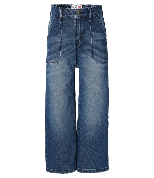 Noppies Meisjes Jeansbroek Wide Leg Fit Kik Dark Blue