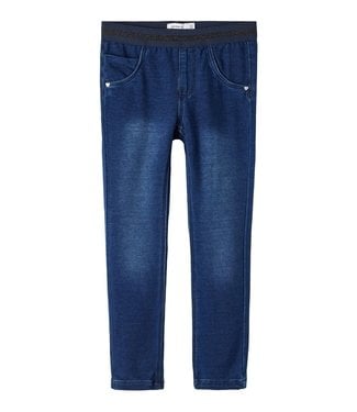 Name it Name-it Meisjes Sweat Jeans Salli Dnmtorina Dark Blue