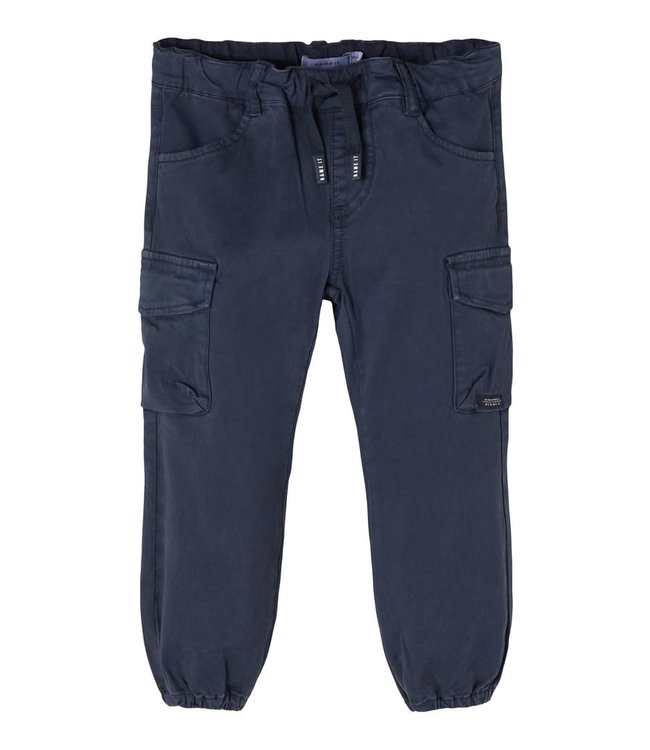 Name it Kinderkleding Jongens Donker Blauwe Cargo Broek Bob - Regular