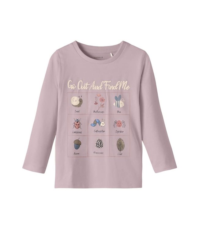 Name-it Kinderkleding Meisjes Longsleeve Tshirt Ogarden Burnished Lilac