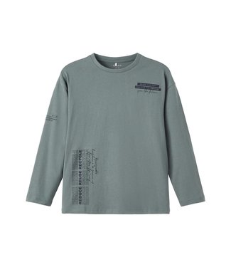 Name it Name-it Jongens Longsleeve Tshirt Omensi Balsam Green