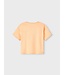 Name it Meisjes Oranje Korte Losse Tshirt Korte Mouwen Orange Chiffon