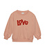 Minymo Minymo Meisjes Sweater Love Roze (Canyon Sunset)
