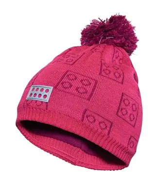 LEGO Legowear Meisjes Kinderkleding Roze Winter Muts Lego Blokjes