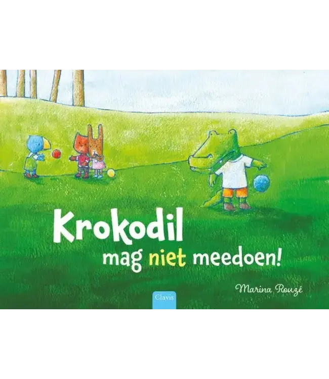 Clavis Prentenboek Krokodil Mag Niet Meedoen