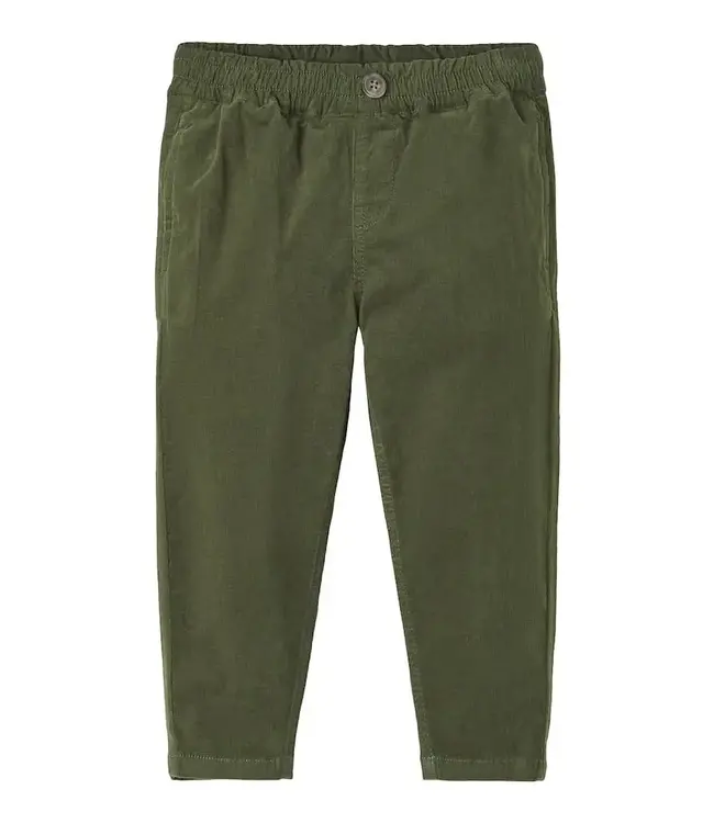 Name it Jongens Corduroy Broek Ben Rifle Green