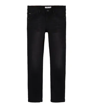 Name it Name it Meisjes Fleece Jeans Salli Black