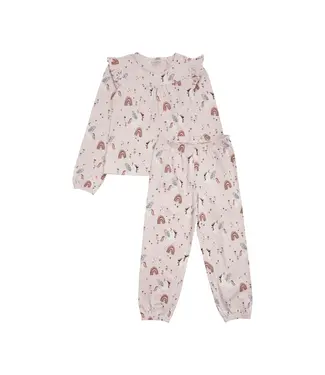 Minymo Minymo Meisjes 2-delige Unicorn Pyjama Roze