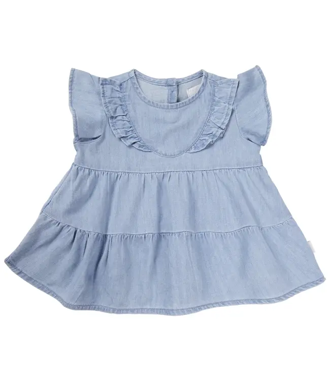 Noppies Babykleding Meisjes Zomerjurkje Nanning Brilliant Blue