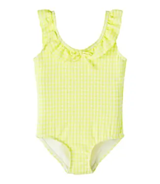 Name it Name it Zwemkleding Meisjes Geel Badpak Ziline Lemon Tonic