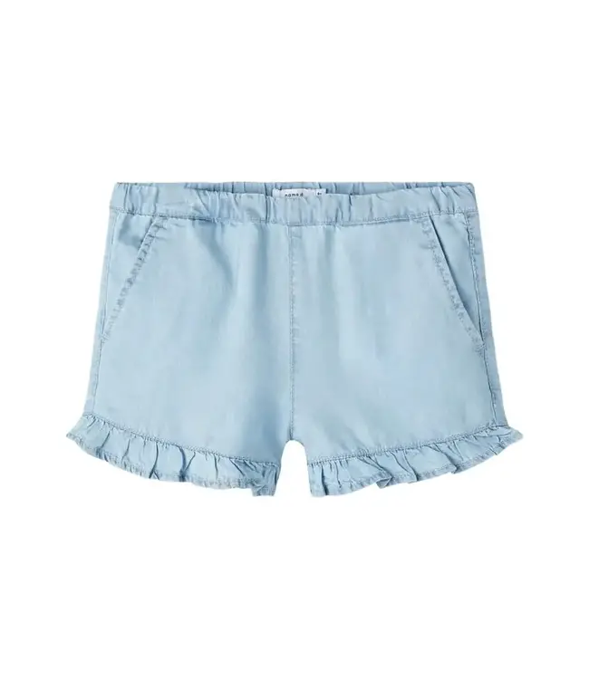 Name it Kinderkleding Meisjes Jeans Short Bella Light Blue