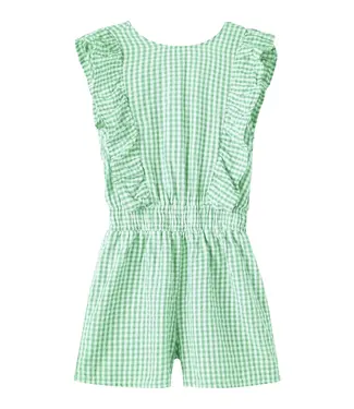 Name it Name it Meisjes Korte Groene Jumpsuite Fetrine Green Ash