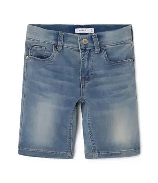 Name it Name it Jongenskleding Jeans Bermuda Short Theo XSL Light Blue